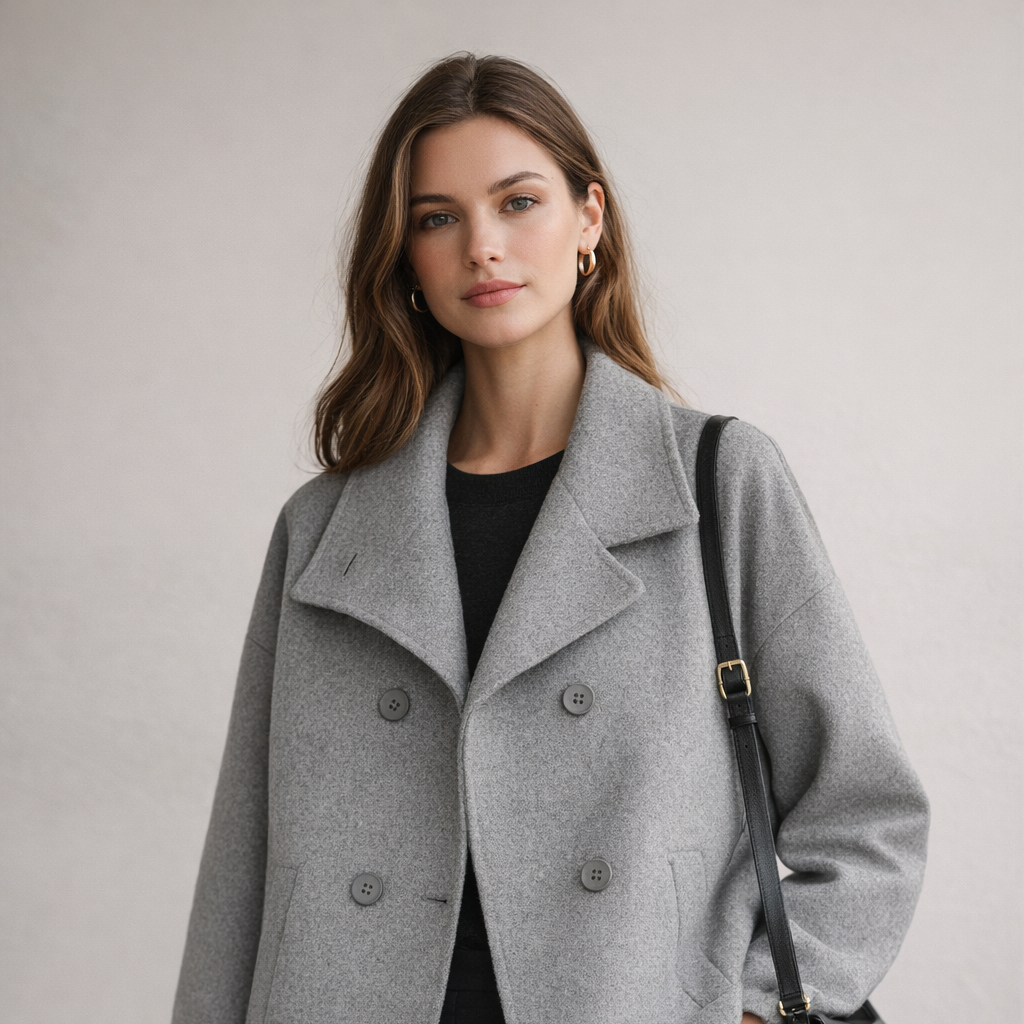 Cropped Pea Coat